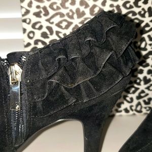 Anne Michelle Faux Suede Bootie